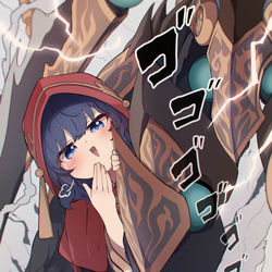 This is a pixiv picture whose title is 💢💢.