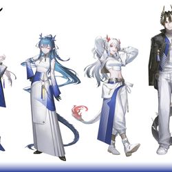 This is a pixiv picture whose title is アークナイツ×ローソン.