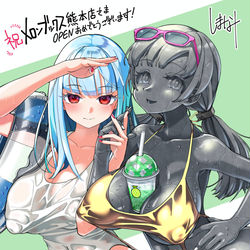 This is a pixiv picture whose title is メロンブックス熊本店オープン記念色紙.