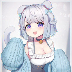 This is a pixiv picture whose title is 猫羽ころん Commision.