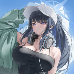 This is a pixiv picture whose title is 錠前サオリ(水着ver.).