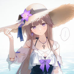 This is a pixiv picture whose title is 水着ヘルタ...