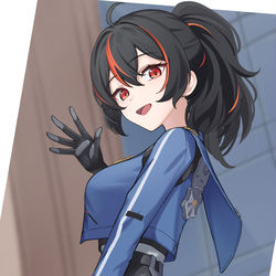 This is a pixiv picture whose title is ON/OFF.