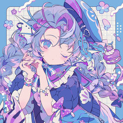 This is a pixiv picture whose title is Mermaid Blue🐟💙.