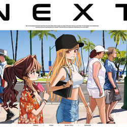 This is a pixiv picture whose title is 【C104】新刊　NEXT【エリシアちゃんズ設定資料集】.