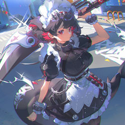 This is a pixiv picture whose title is 绝区零 艾莲乔.