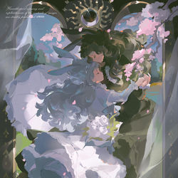 This is a pixiv picture whose title is OC.