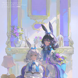 This is a pixiv picture whose title is OC.