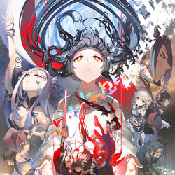 This is a pixiv picture whose title is 運命を越えし、その果てに.