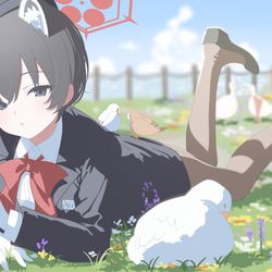 This is a pixiv picture whose title is みんなでおひるね～🌼.