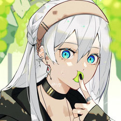 This is a pixiv picture whose title is 盗み食い.