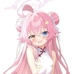 This is a pixiv picture whose title is 小鳥遊ホシノ（チャイナドレス）.