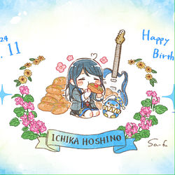 This is a pixiv picture whose title is いっちゃんハピバ！！！！！🎂🎉.