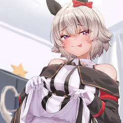 This is a pixiv picture whose title is チラ見せカレンチャン.