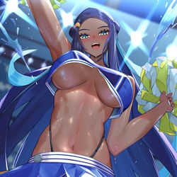 This is a pixiv picture whose title is ルリナのおうえんっ!!.
