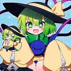 This is a pixiv picture whose title is にぱー.