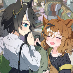 This is a pixiv picture whose title is 一緒にお買い物🗻🌴.