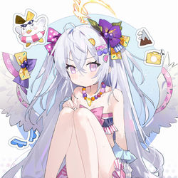 This is a pixiv picture whose title is 🎀.