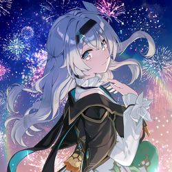 This is a pixiv picture whose title is ホタル.