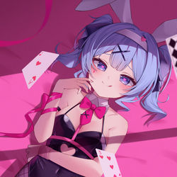 This is a pixiv picture whose title is ラビットホール.