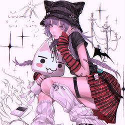 This is a pixiv picture whose title is 2000.