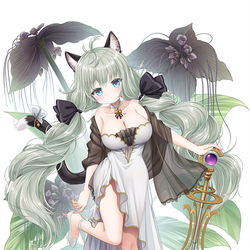 This is a pixiv picture whose title is 【フラワーナイトガール】タッカ・シャントリエリ（式典の礼装）.