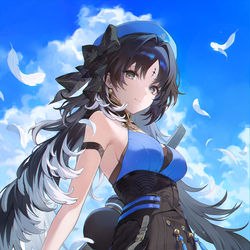 This is a pixiv picture whose title is Whispers of Wind.