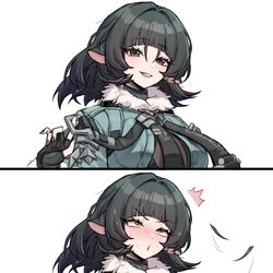 This is a pixiv picture whose title is cut bangs.
