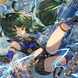 This is a pixiv picture whose title is 青衣.
