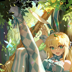 This is a pixiv picture whose title is アルトリア・キャスター.