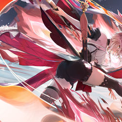 This is a pixiv picture whose title is 長離.