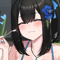 This is a pixiv picture whose title is 今月の限定絵.