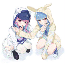 This is a pixiv picture whose title is あくぺこパーカー.