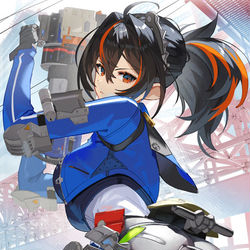 This is a pixiv picture whose title is 朱鳶.
