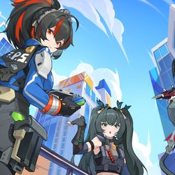 This is a pixiv picture whose title is 治安局.