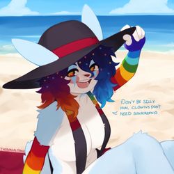 This is a pixiv picture whose title is Beach cupcake.