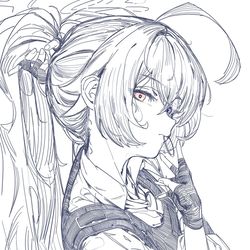 This is a pixiv picture whose title is BlueArchive_Hoshino.