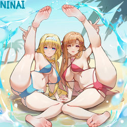 This is a pixiv picture whose title is 👙.
