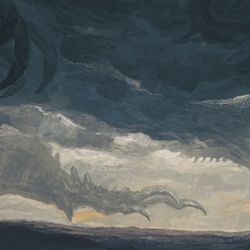 This is a pixiv picture whose title is 予兆.