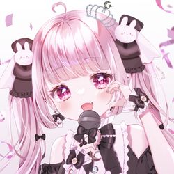 This is a pixiv picture whose title is 🫶🏻🎀.