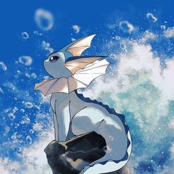 This is a pixiv picture whose title is シャワーズ.