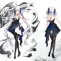 This is a pixiv picture whose title is 今汐.