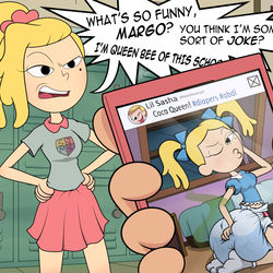 This is a pixiv picture whose title is Sasha Caught and Contrast.