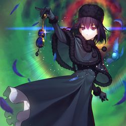 This is a pixiv picture whose title is 久遠寺有珠.