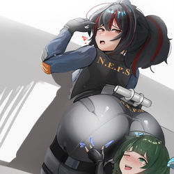 This is a pixiv picture whose title is ZhuYuan&QingYi BBF.