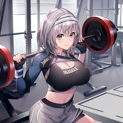 This is a pixiv picture whose title is 【ホロライブ】つよつよ団長 白銀ノエル.