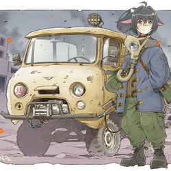 This is a pixiv picture whose title is Skeb依頼絵.