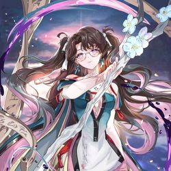 This is a pixiv picture whose title is 折枝.
