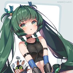This is a pixiv picture whose title is 青衣.