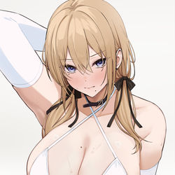 This is a pixiv picture whose title is 8月の1枚.